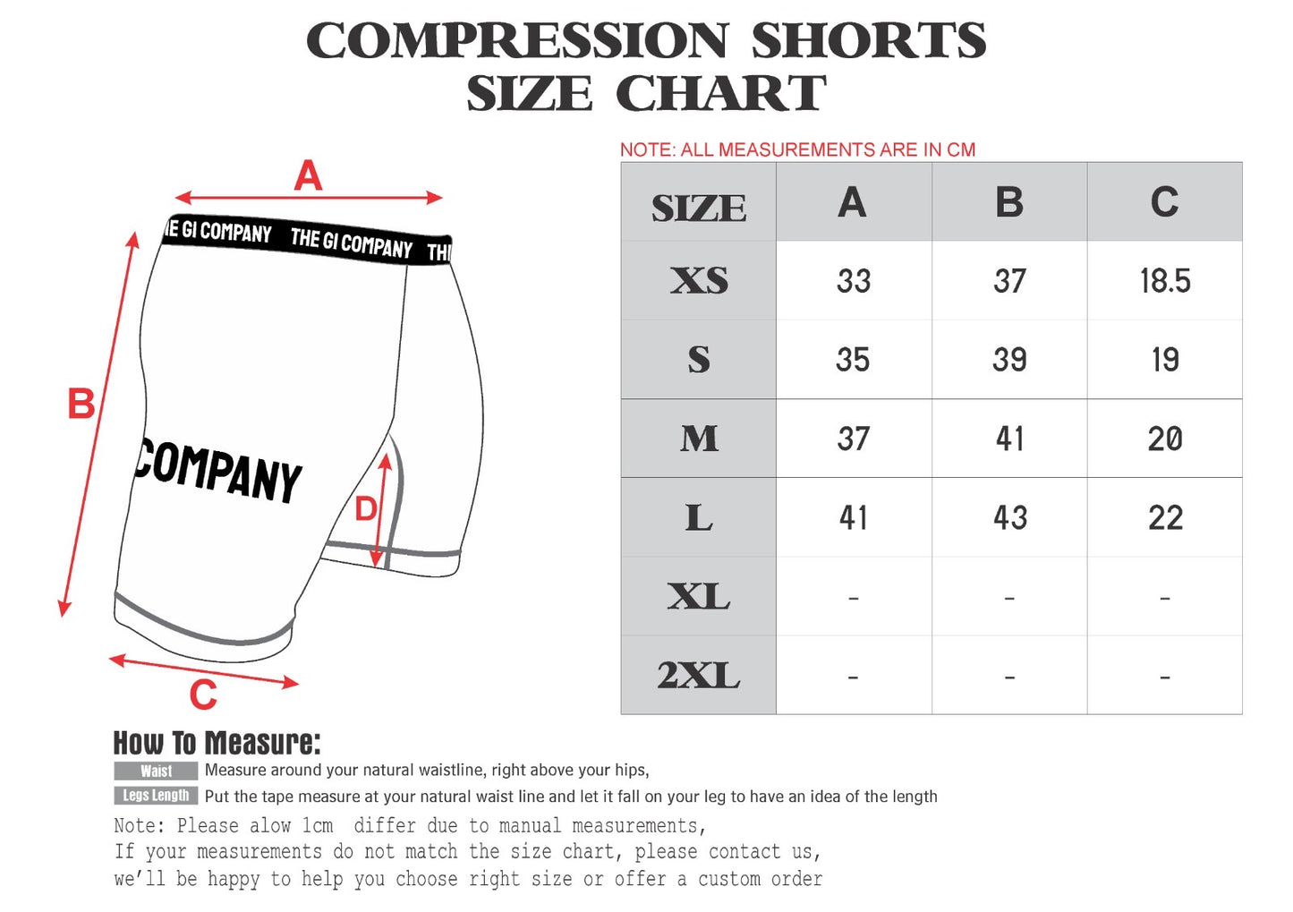 Shorts de compressão classificados brancos